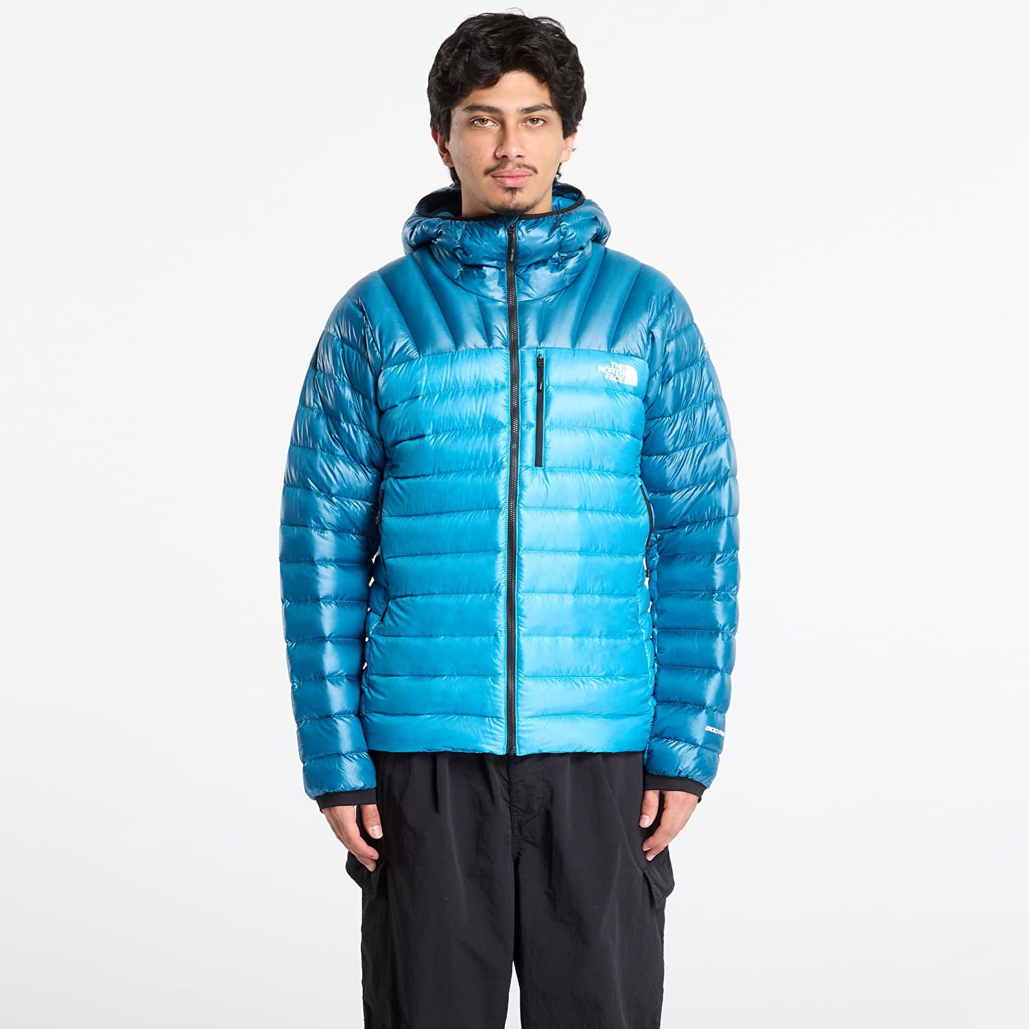 Prešívaná bunda The North Face Summit Breithorn Hooded Down Jacket Modrá | NF0A87ZMD3P1, 0