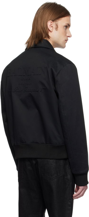 Bomber bunda Balmain Balmain Vintage Logo Bomber Jacket Čierna | EH1TF970CF87, 2