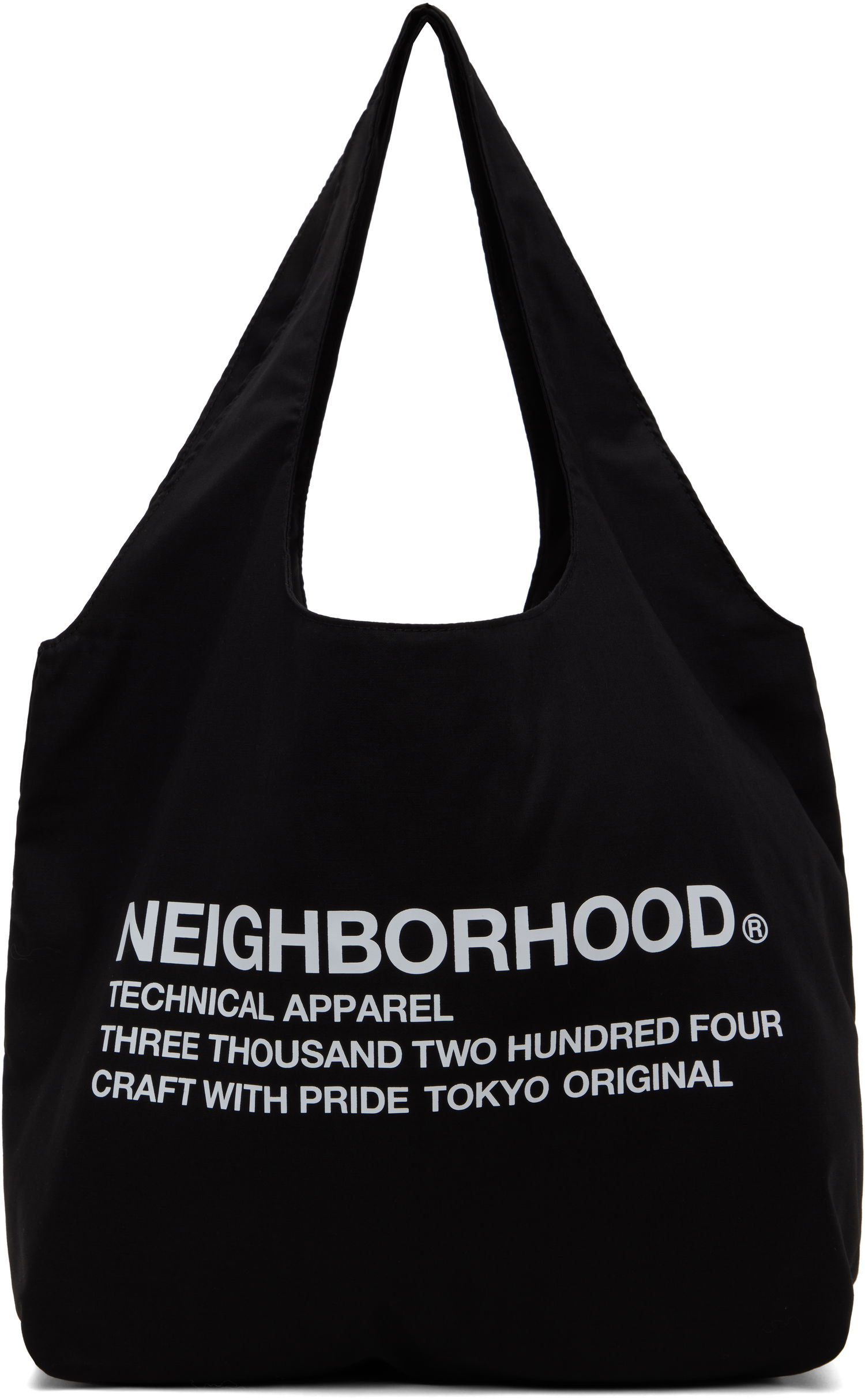 Tote bag Neighborhood Neighborhood Logo Tote Bag Čierna | 251MYNH-CG01, 0