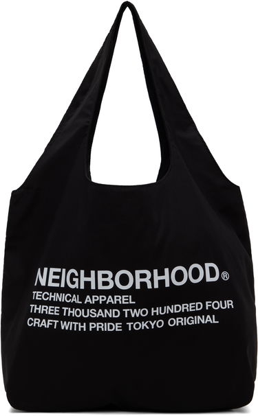 Tote bag Neighborhood Neighborhood Logo Tote Bag Čierna | 251MYNH-CG01, 0