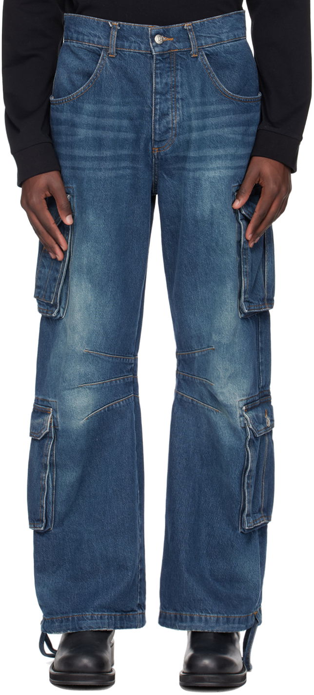 Dirt Bath Denim Cargo Pants