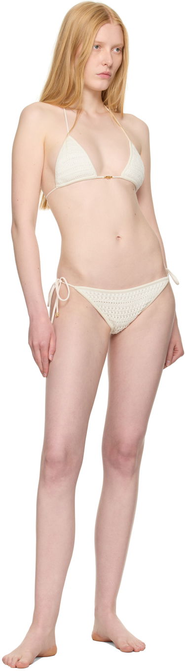 Plavky AMIRI AMIRI Crochet Bikini Biela | AWKNRA1001, 3