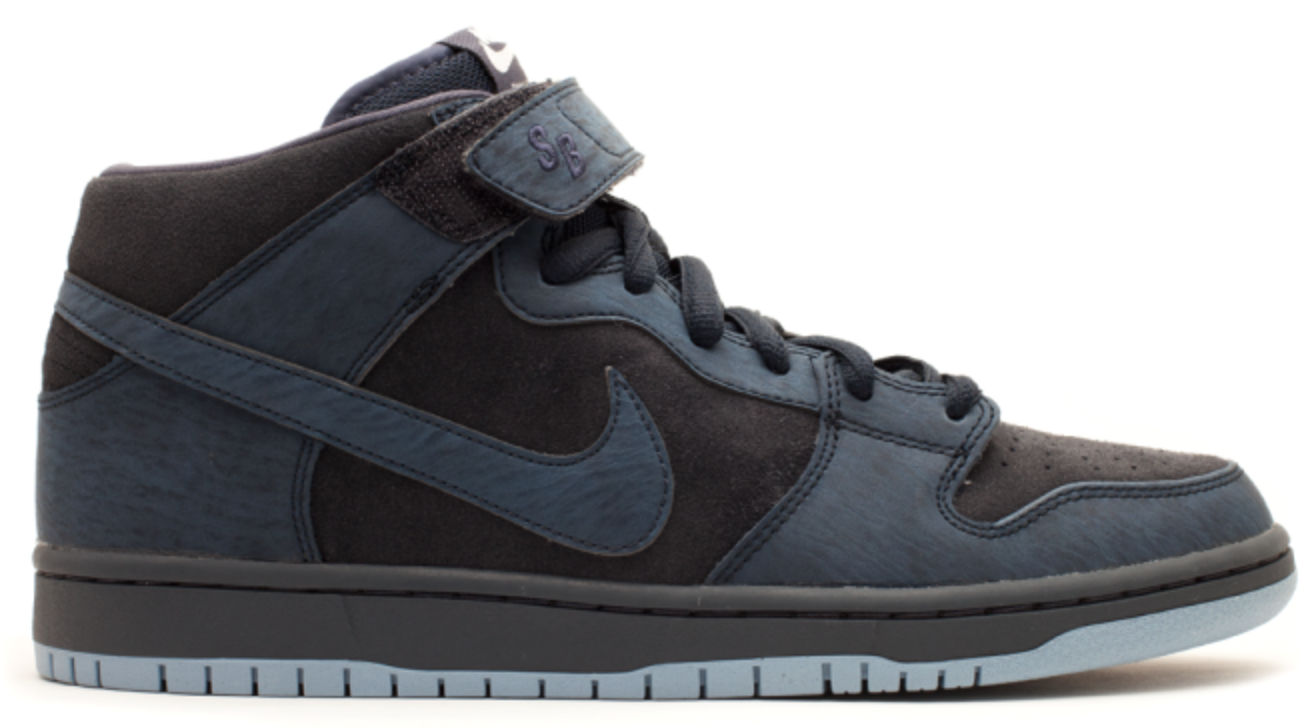 Tenisky a topánky Nike SB SB Dunk Mid Obsidian Navy Blue Čierna | 314383-444, 0
