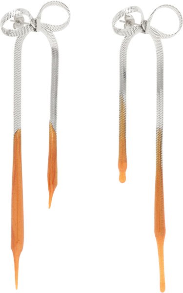 Náušnice Ottolinger Ottolinger Laced Bow Earrings Oranžová | 12590032502, 1