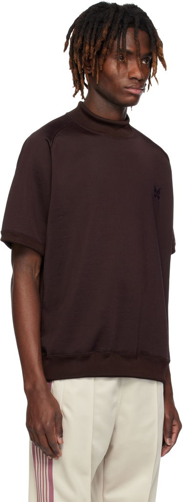Sveter Needles Needles Mock Neck T-Shirt Hnedá | QV339, 1