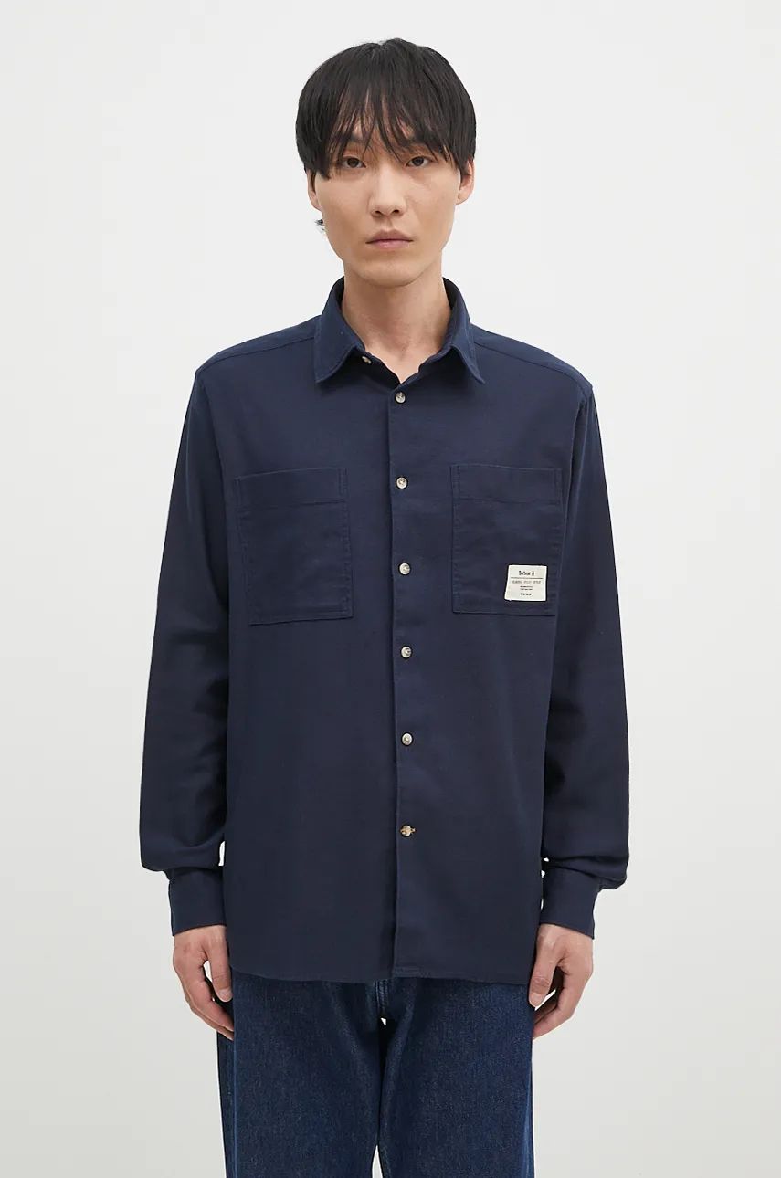 Košeľa Barbour Relaxed Fit Shirt With Classic Collar Modrá | MSH5521, 0