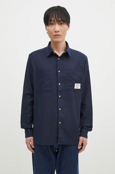 Košeľa Barbour Relaxed Fit Shirt With Classic Collar Modrá | MSH5521, 0