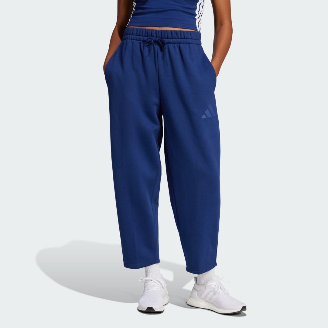 Tepláky adidas Performance Fleece Barrel Pants Modrá | JD9977, 0