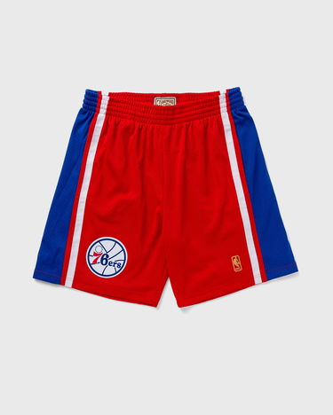 Šortky Mitchell & Ness Mitchell & Ness Philadelphia 76ers Swingman Shorts Červená | SMSHGS18247-P76SCAR96, 0