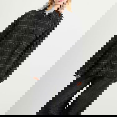 Košeľa YMC Wray Checked Shirt, Size X-Small Čierna | Q2ZAJ-01, 2