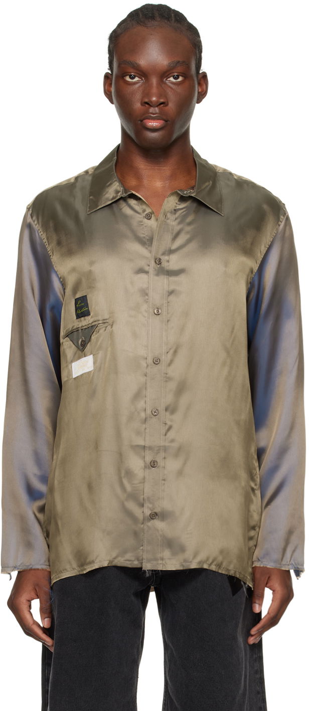 Košeľa Martine Rose Lining Shirt Béžová | MRSS24-433, 0
