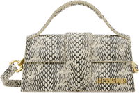 Python-Embossed 'The Bambino' Top Handle Bag