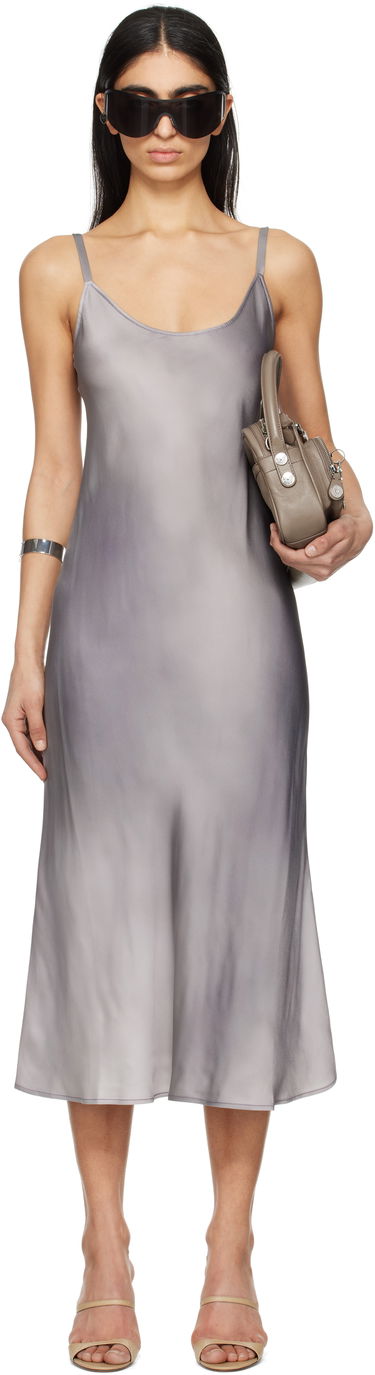 Šaty Acne Studios Acne Studios Strap Midi Dress Šedá | A20777-, 0