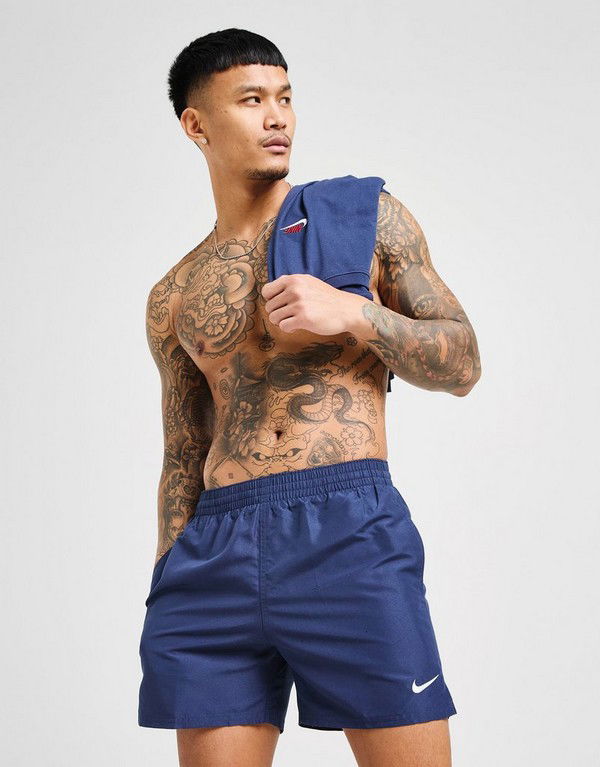 Plavky Nike Essential 5" Swim Shorts Navy | NESSF560440