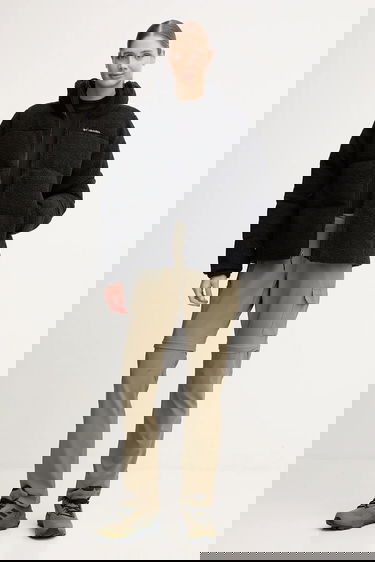 Prešívaná bunda Columbia Puffect Sherpa Oversize Jacket Čierna | 2089231, 1