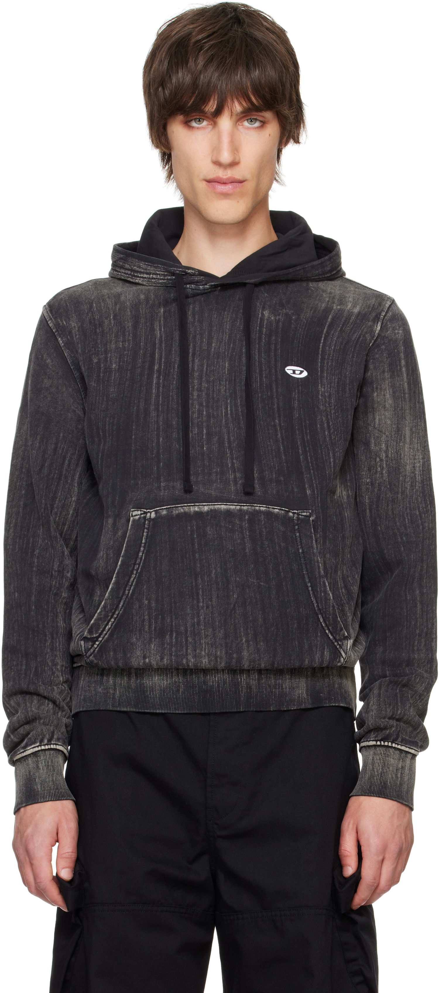Mikina Diesel S-Ginn-Hood-K43 Hoodie Čierna | A14822-0QKAU-9XX, 0
