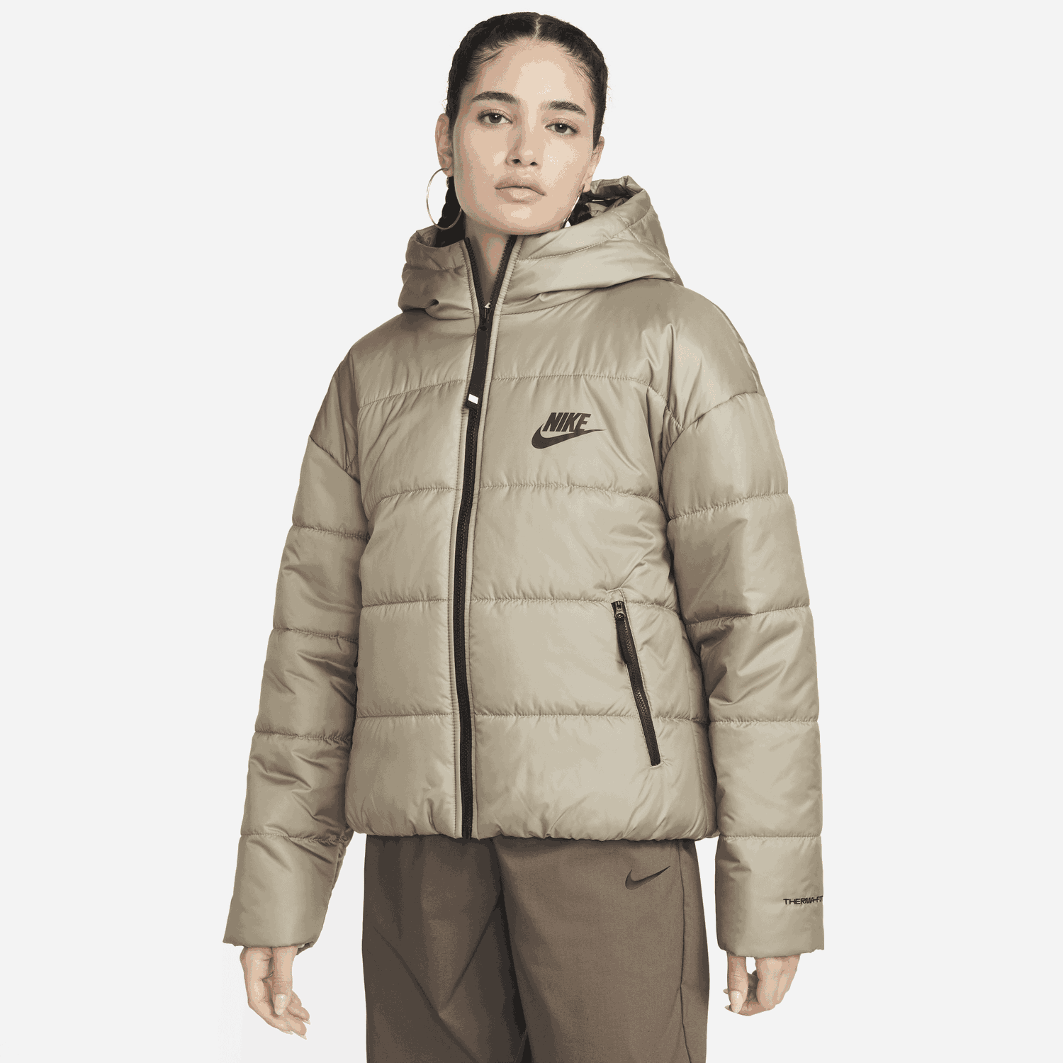 Prešívaná bunda Nike Jacket Béžová | DX1797-351, 0