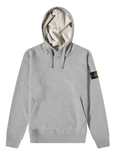 Mikina Stone Island Garment Dyed Popover Hoodie Šedá | 751564120-V0M64