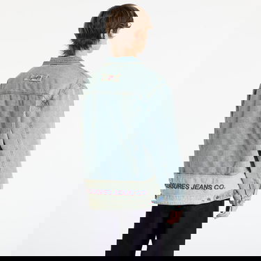 Bunda Pleasures Park Insulated Denim Jacket Modrá | P25F020-INDIGO, 3