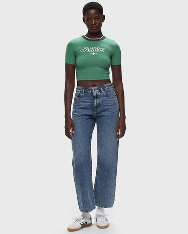 Tričko adidas Originals BABY TEE GRX W Zelené | IY5238, 1