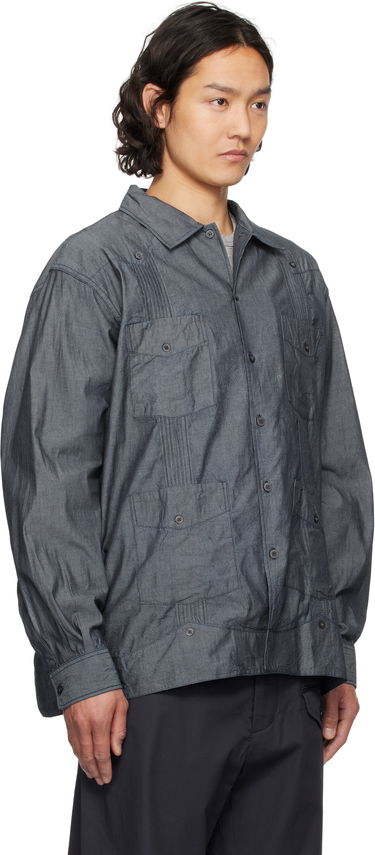 Košeľa Engineered Garments Engineered Garments Guayabera Shirt Šedá | 25S1A032, 1