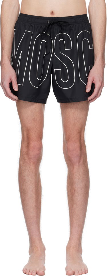 Plavky Moschino Moschino Logo Swim Shorts Čierna | V3A4224 9301 1555, 0