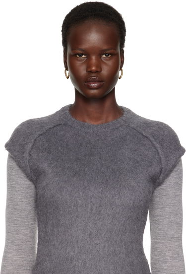 Náušnice Jil Sander Jil Sander Molten Hoop Earrings Metalická | J11VG0256_P4877, 2