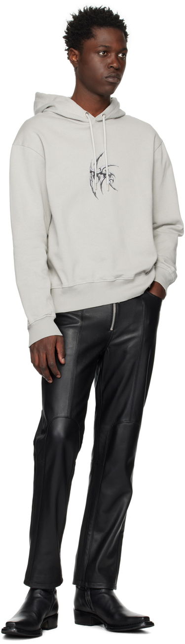 Mikina Han Kjøbenhavn Artwork Graphic Hoodie Šedá | M-132434, 3