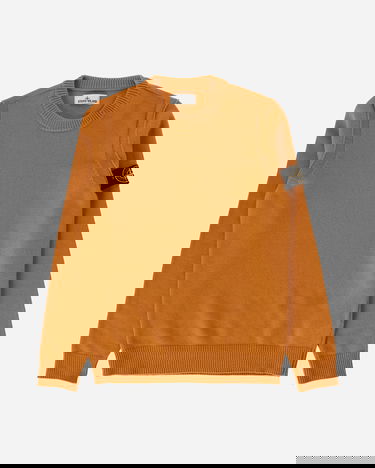 Mikina Stone Island Wool Crewneck Rust Oranžová | 7915508A3 V0013, 6