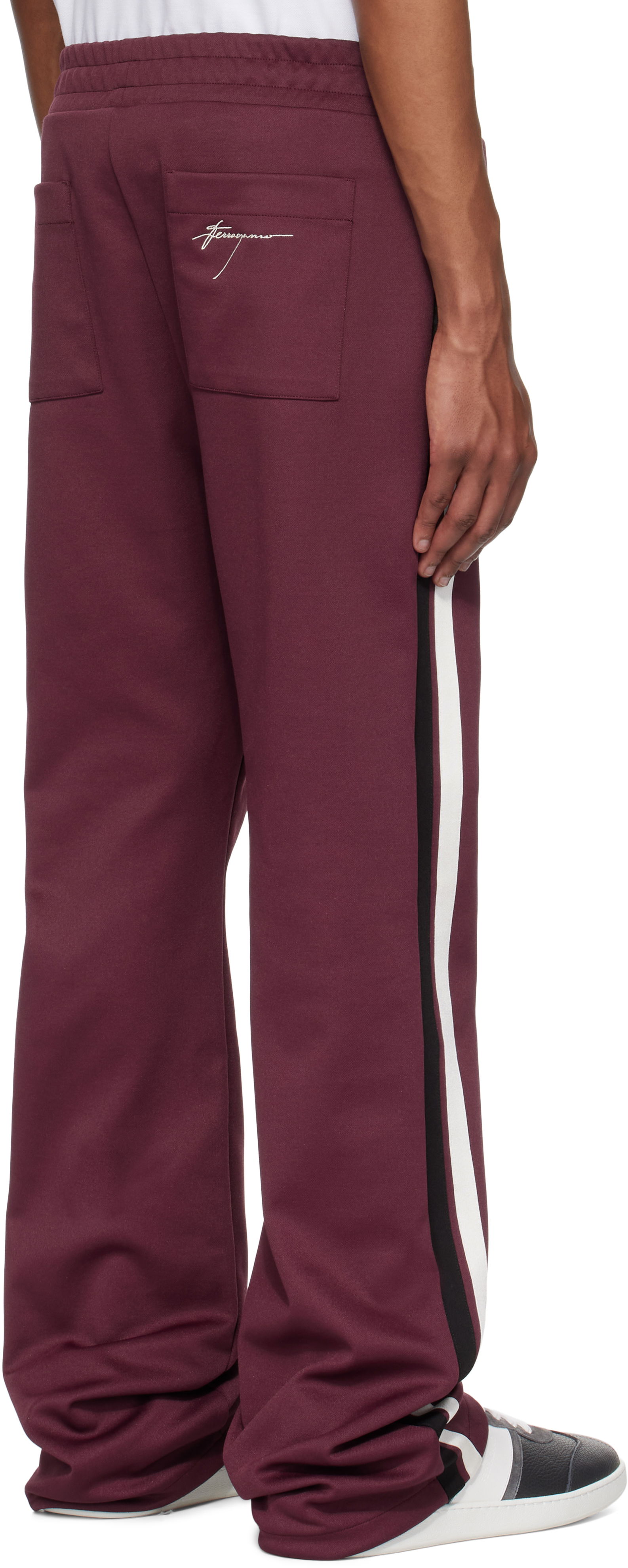 Ferragamo Contrasting Bands Sweatpants