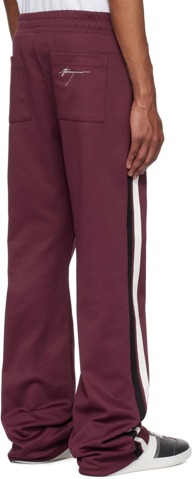 Tepláky FERRAGAMO Ferragamo Contrasting Bands Sweatpants Vínová | 780782, 2