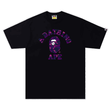 Tričko BAPE Color Camo College Tee Čierna | 1I30 110 012 BLACK PURPLE, 0