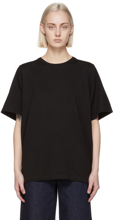 Tričko TOTEME TOTEME Oversized T-Shirt Čierna | 211-472-770, 0