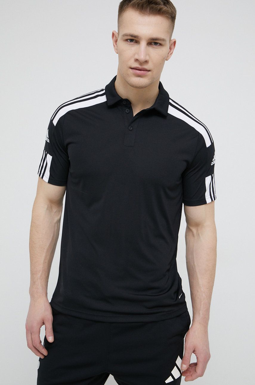 Polo tričko adidas Performance Squadra 21 Polo Shirt Čierna | GK9556, 0
