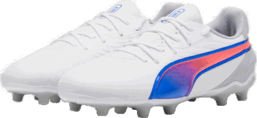 Tenisky a topánky Puma Puma KING MATCH FG/AG Jr Biela | 108048-02, 6