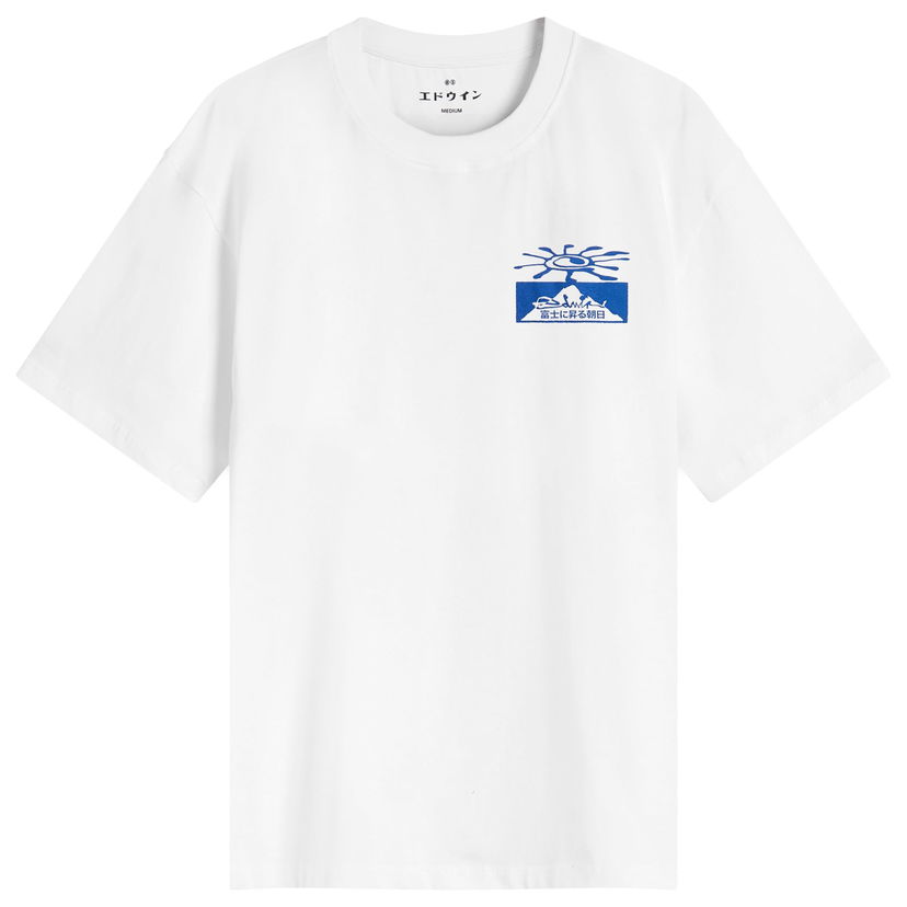Tričko EDWIN Mount Fuji Dusk Graphic Tee Biela | I036400-0267