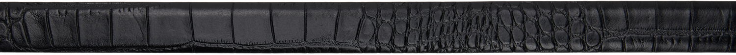 Opasok A.P.C. Anastasia Barbieri Edition Elsa Croc-Embossed Leather Belt Čierna | PXBLJ-F65217, 1