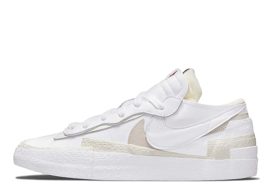Tenisky a topánky Nike sacai x Blazer Low "White Patent" Biela | DM6443-100, 1
