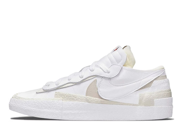 Tenisky a topánky Nike sacai x Blazer Low "White Patent" Biela | DM6443-100, 1