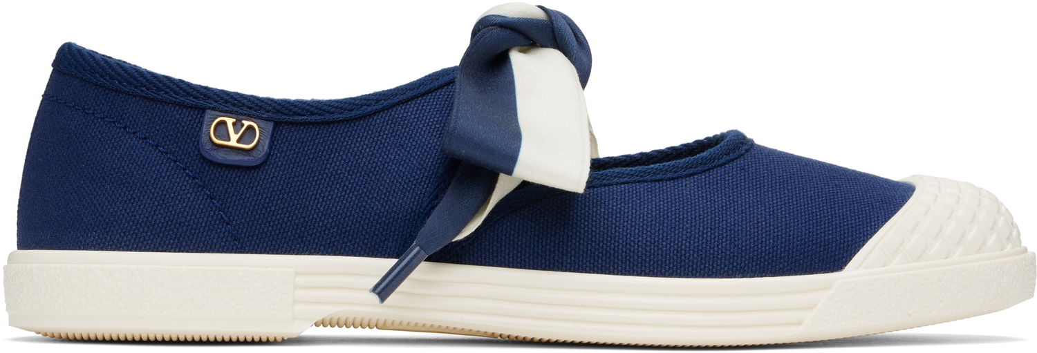 Šaty Valentino Valentino Garavani Bay By Bay Ballerinas Modrá | 6W2S0LH9WZG, 0