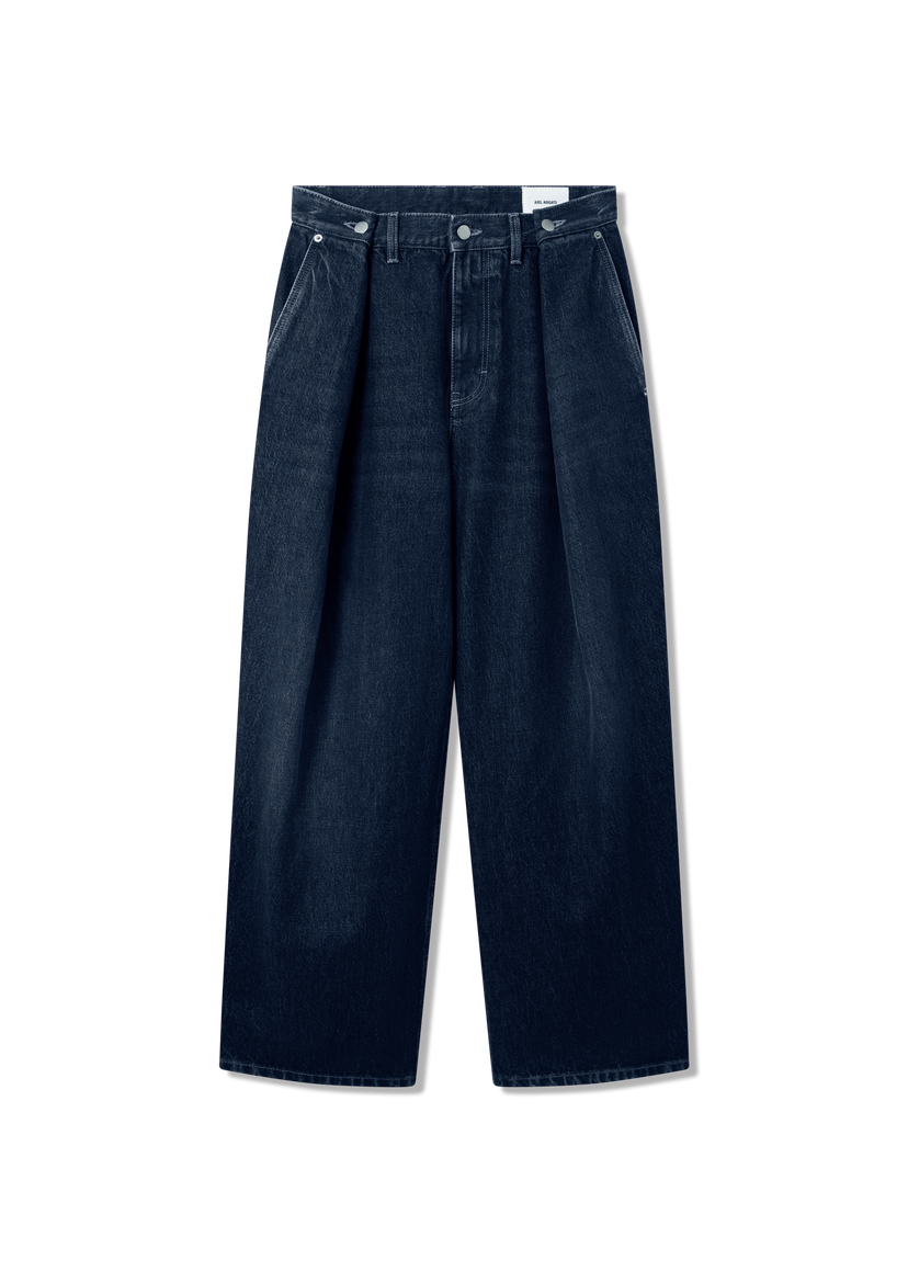 Džínsy AXEL ARIGATO Rumor Pleated Wide-Leg Jeans Modrá | A3469002