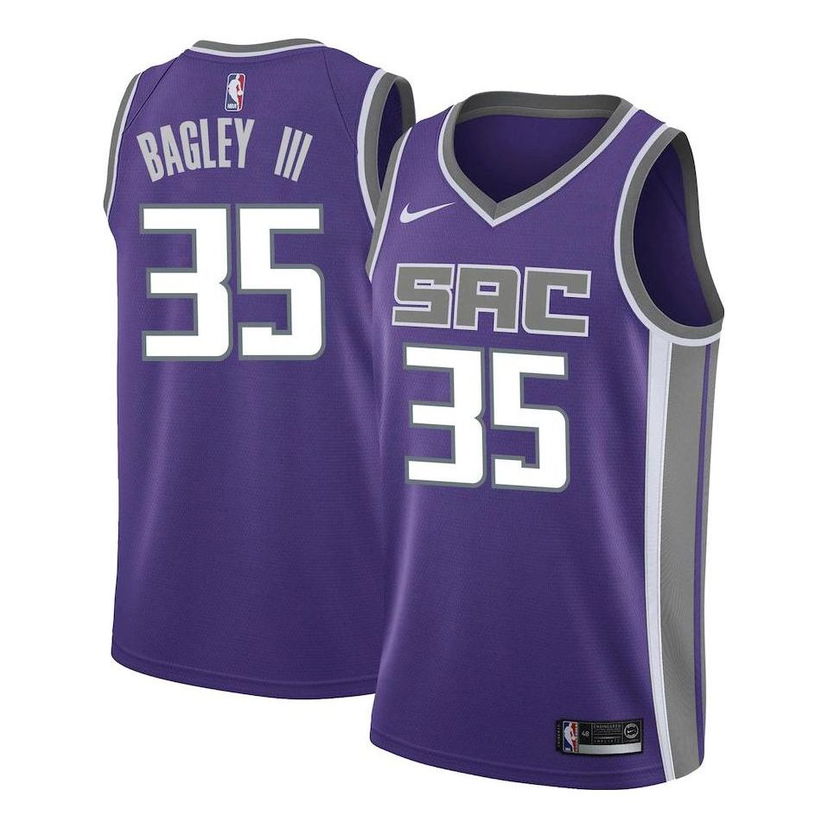 Dres Nike Marvin Bagley III Sacramento Kings Jersey Fialová | 864507-519
