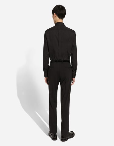 Košeľa Dolce & Gabbana Stretch Cotton Shirt Čierna | G5EJ0TFRRD7N0000, 2