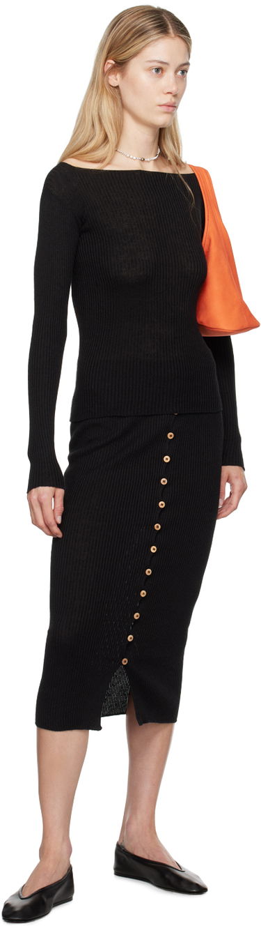 Kabelka Baserange Dande Off The Shoulder Sweater Oranžová | KNDAL-LI-AU24, 3