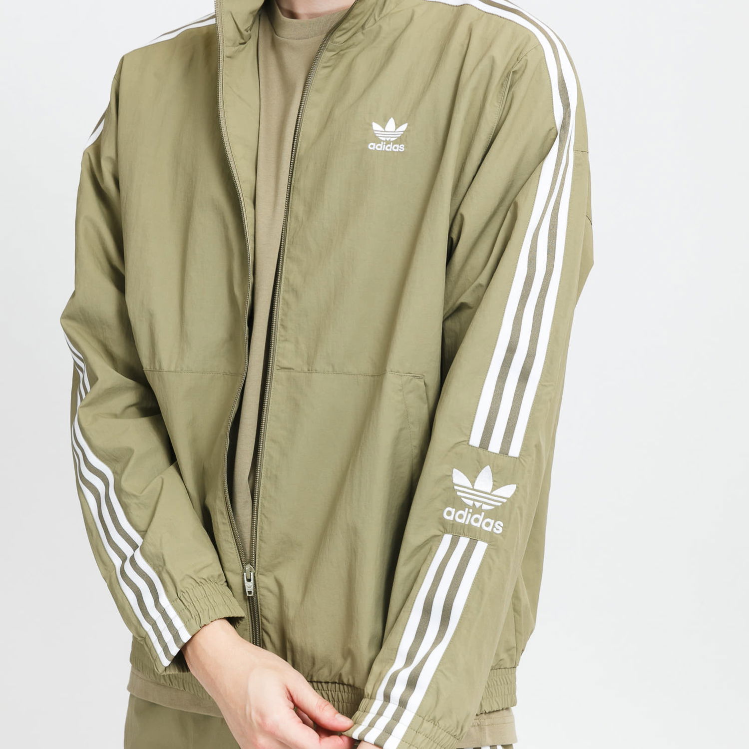 Vetrovka adidas Originals Lock Up Track Top Zelené | H41390, 1