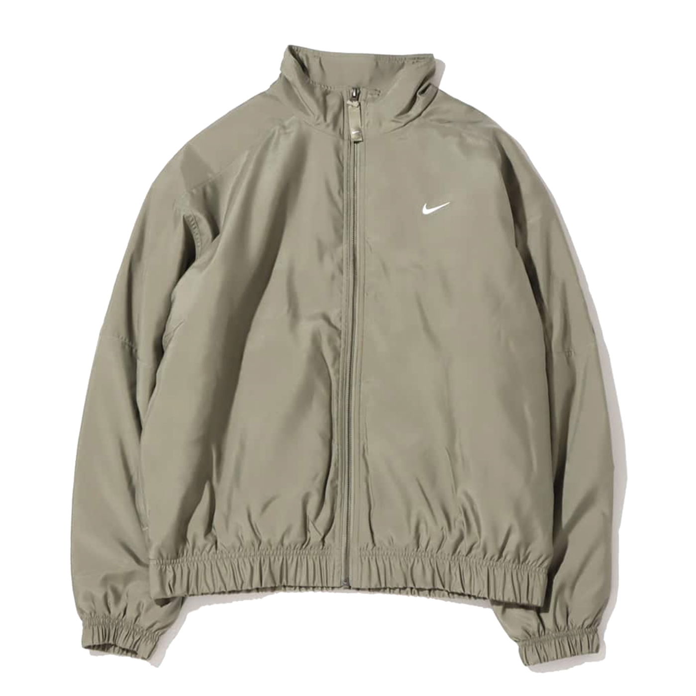 Bomber bunda Nike Solo Swoosh Satin Bomber Jacket (Asia Sizing) Light Army Šedá | DN1267-320, 0