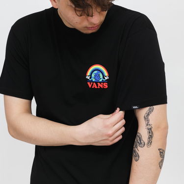 Tričko Vans Good Vibes T-Shirt Čierna | VN0A4PKXBLK1, 2