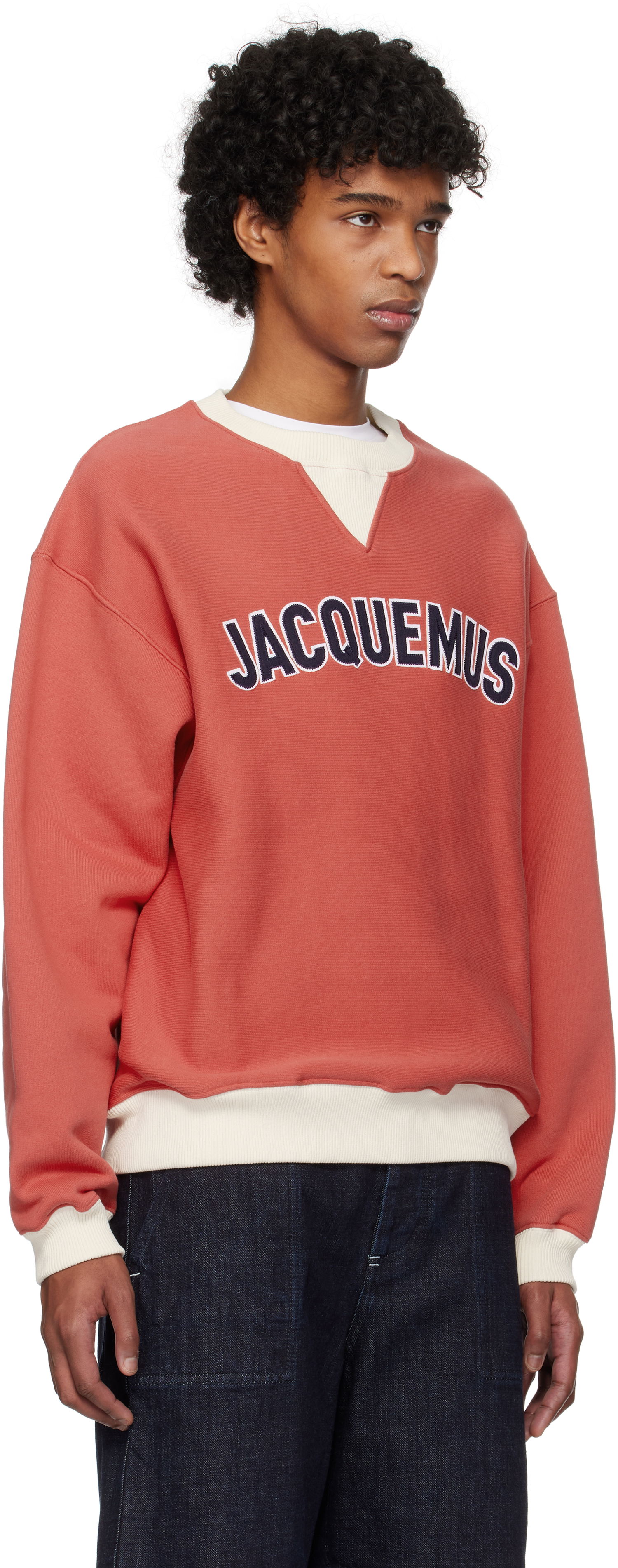 Sveter Jacquemus Jacquemus 'The Baseball' Sweatshirt Červená | 25E255JS298-2462, 1