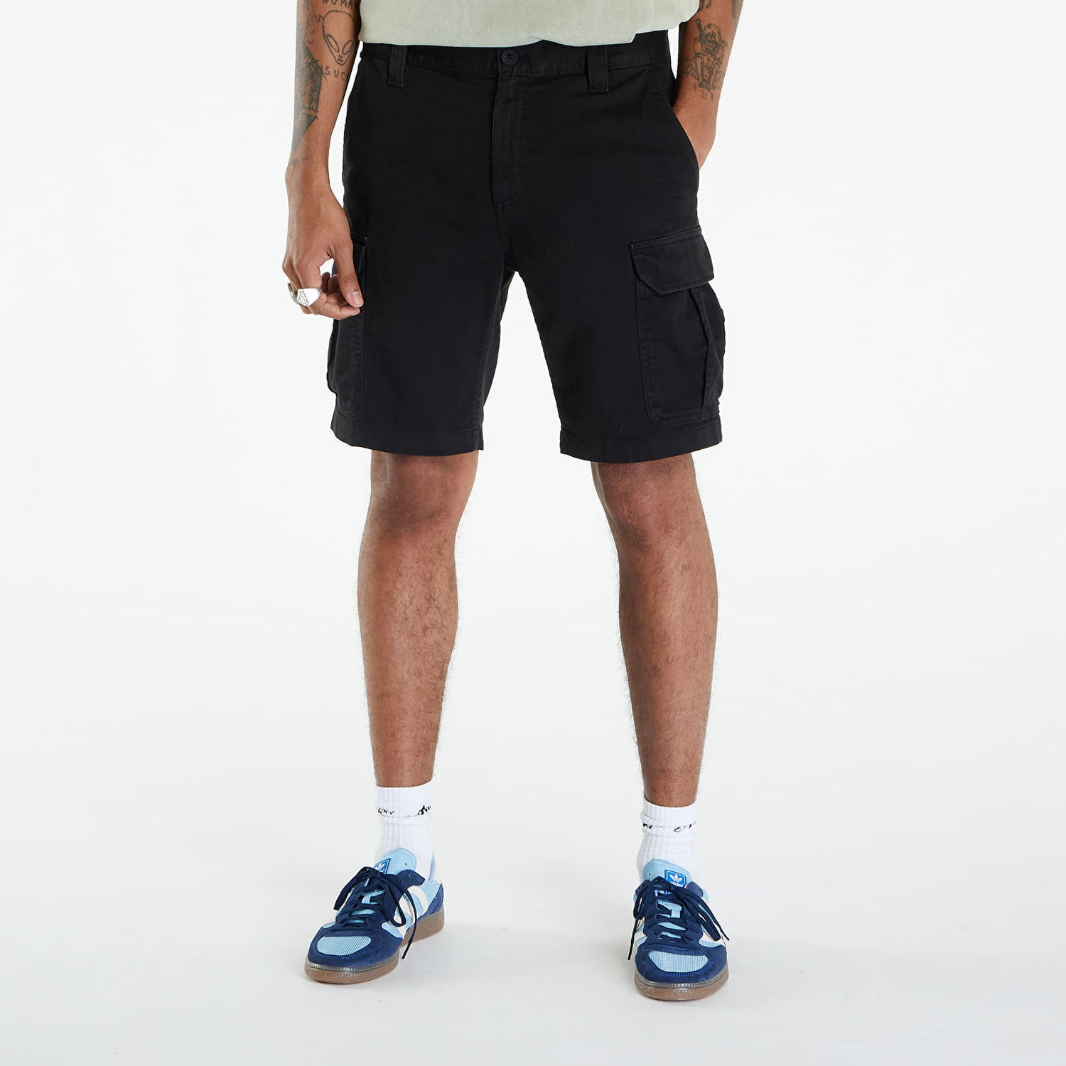 Džínsy Tommy Hilfiger Ethan Cargo Shorts Black Čierna | DM0DM18809 BDS, 0