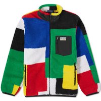 Bunda Polo by Ralph Lauren Patchwork High Pile Jacket Zelené | 710926975001, 1